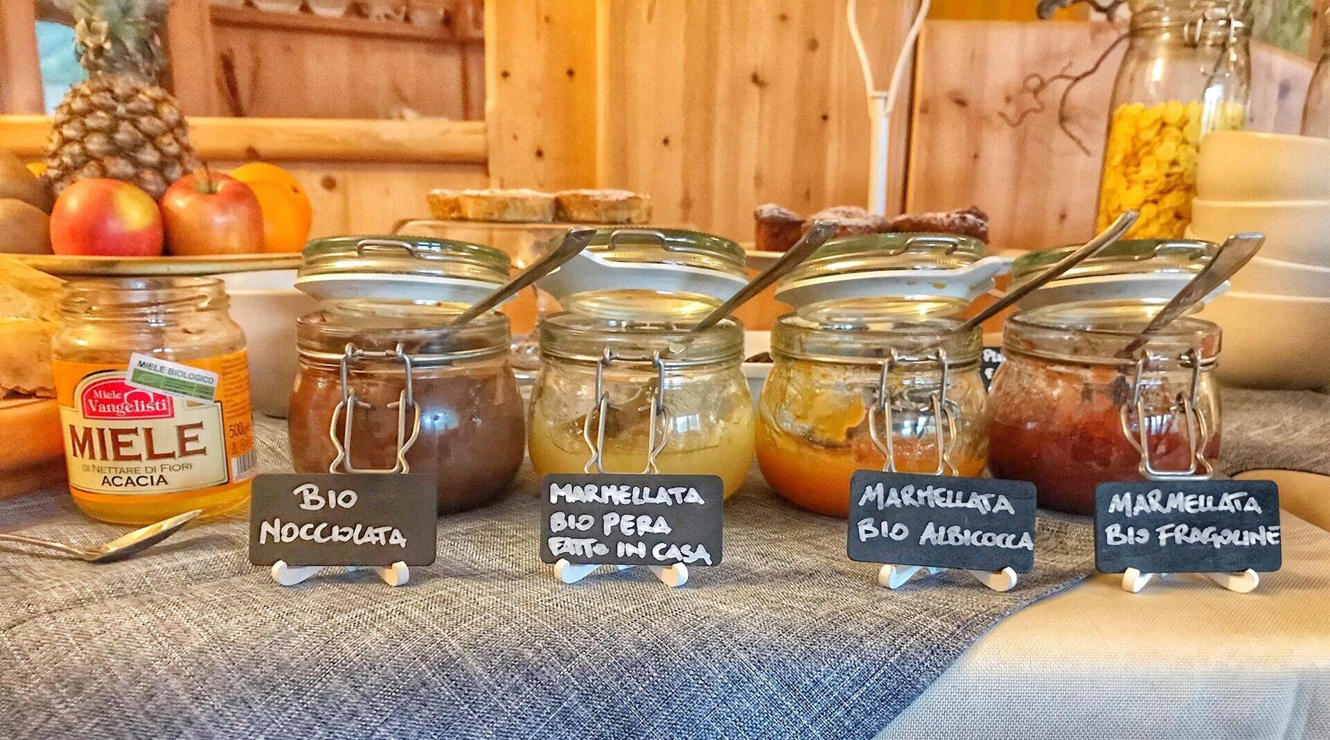 colazione marmellate