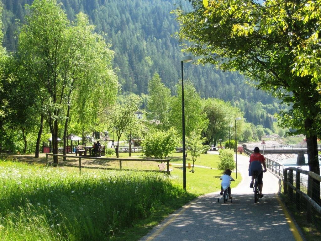 La pista ciclopedonale