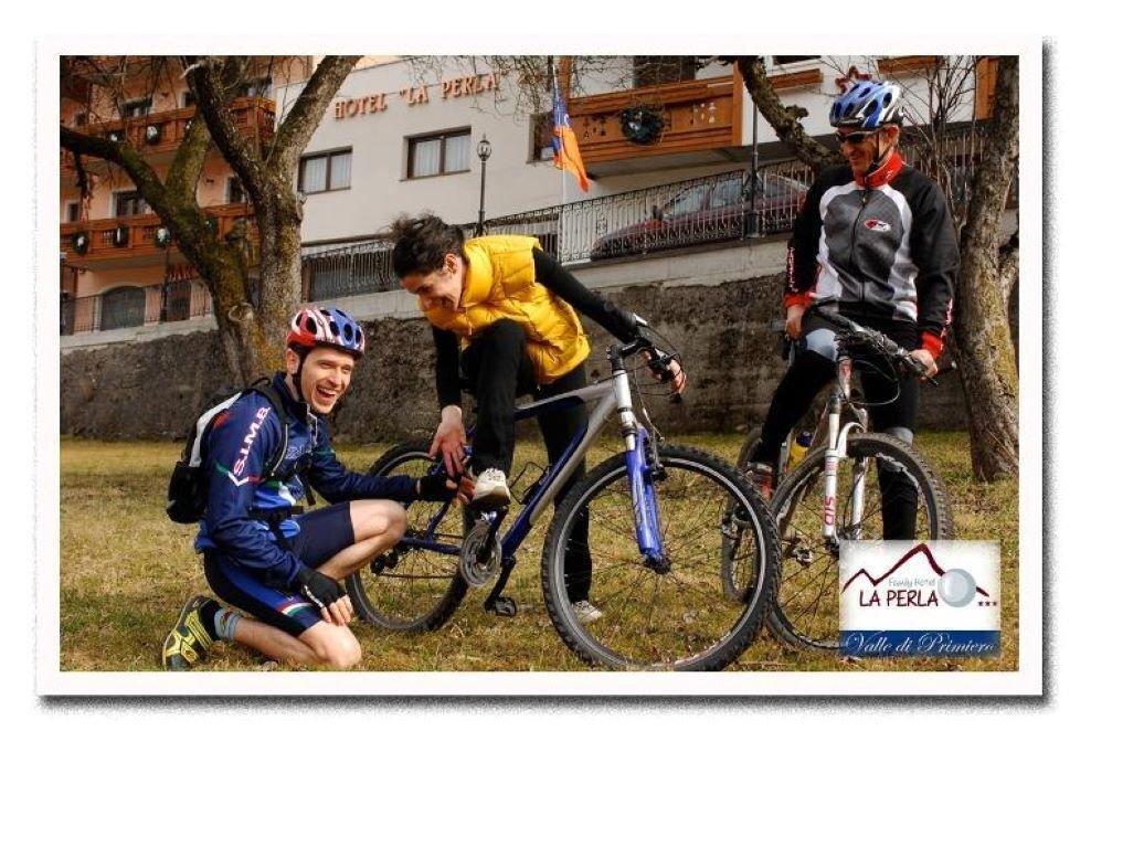 Con Michele, l'istruttore di Mountain Bike