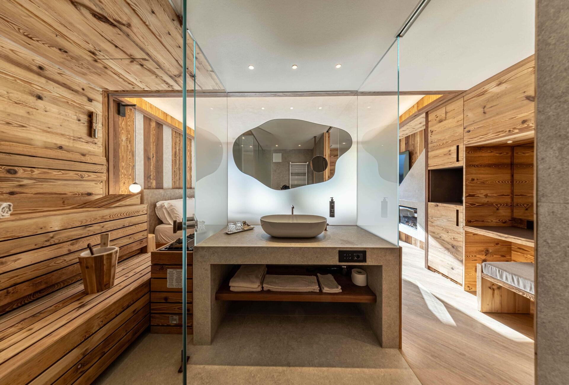 Suite Spa Detox con Sauna e Vasca idromassaggio Ja