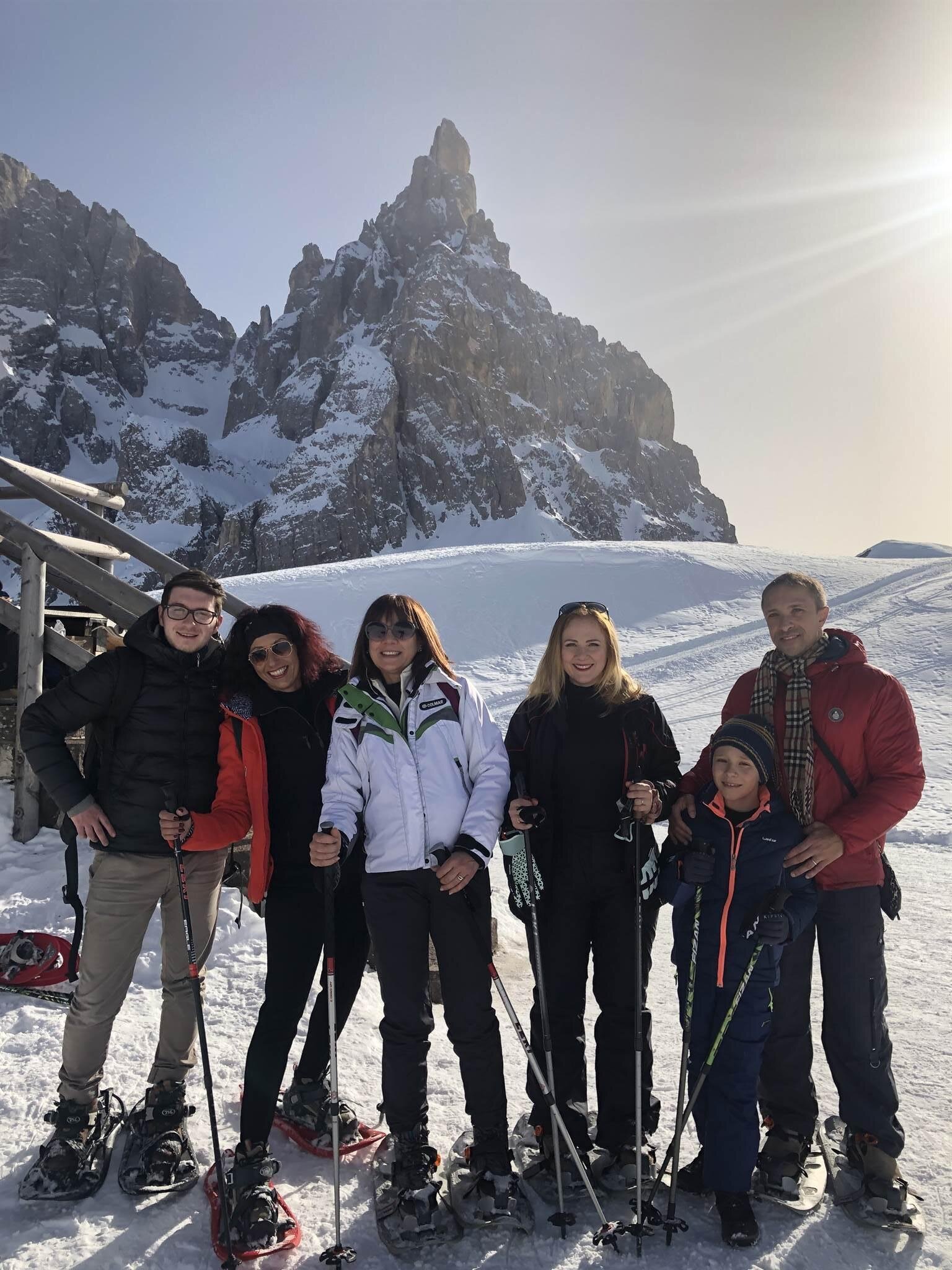 Ciaspolata baita Segantini Trentino Hotel Mirabell