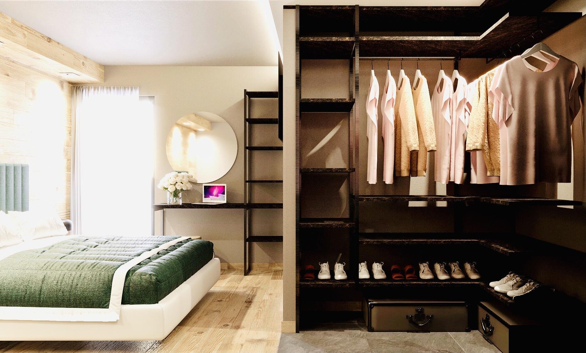 nuova suite 215 cabina armadio