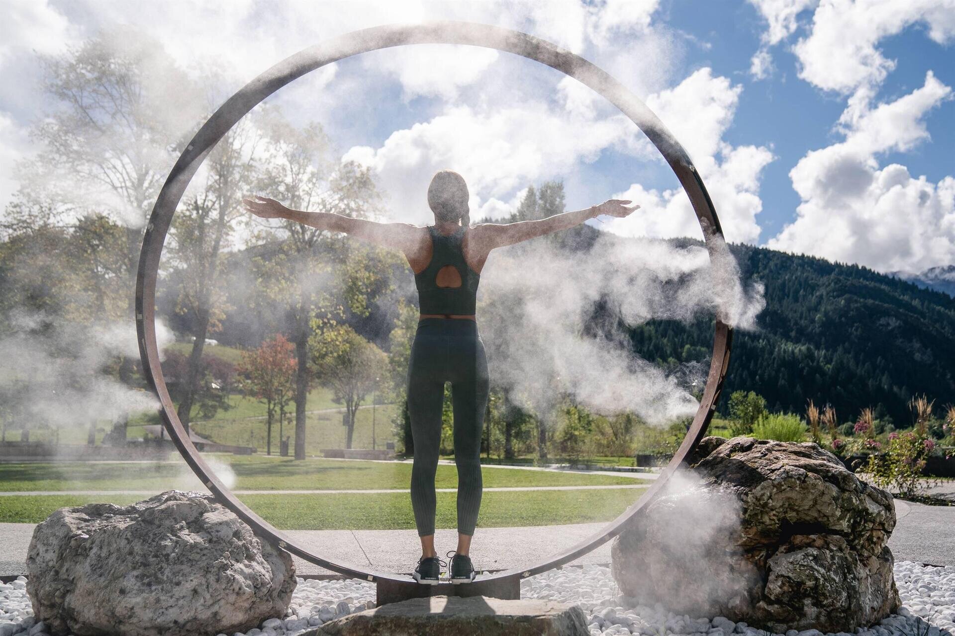 Risveglio muscolare all'aperto