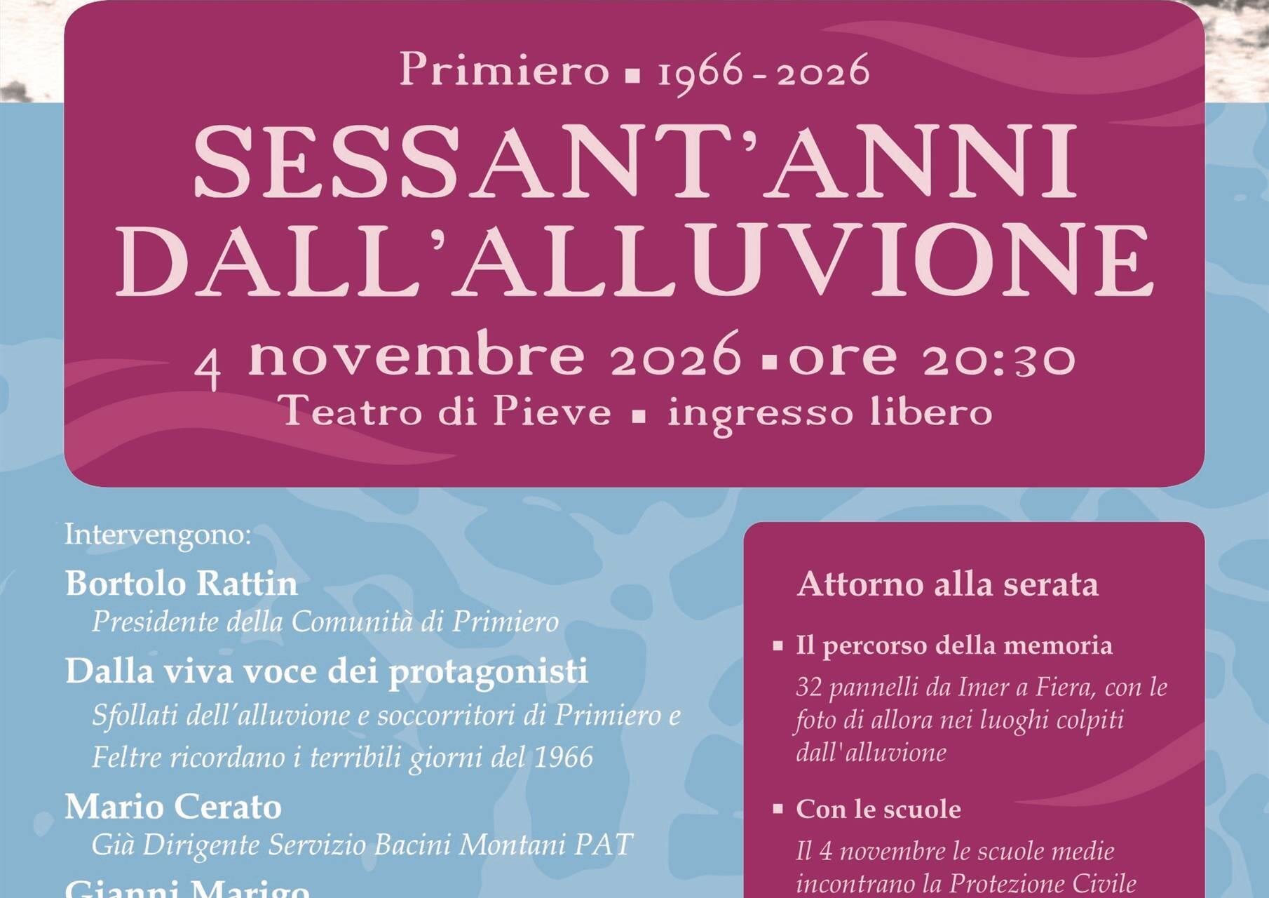 Sessant'Anni dall'Alluvione
