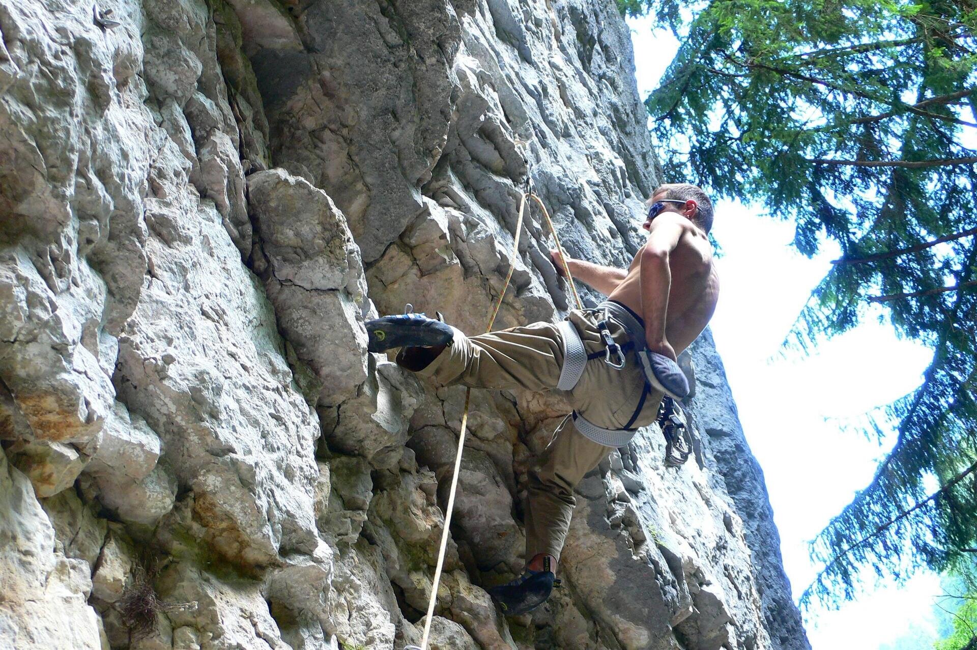 Prova di arrampicata
