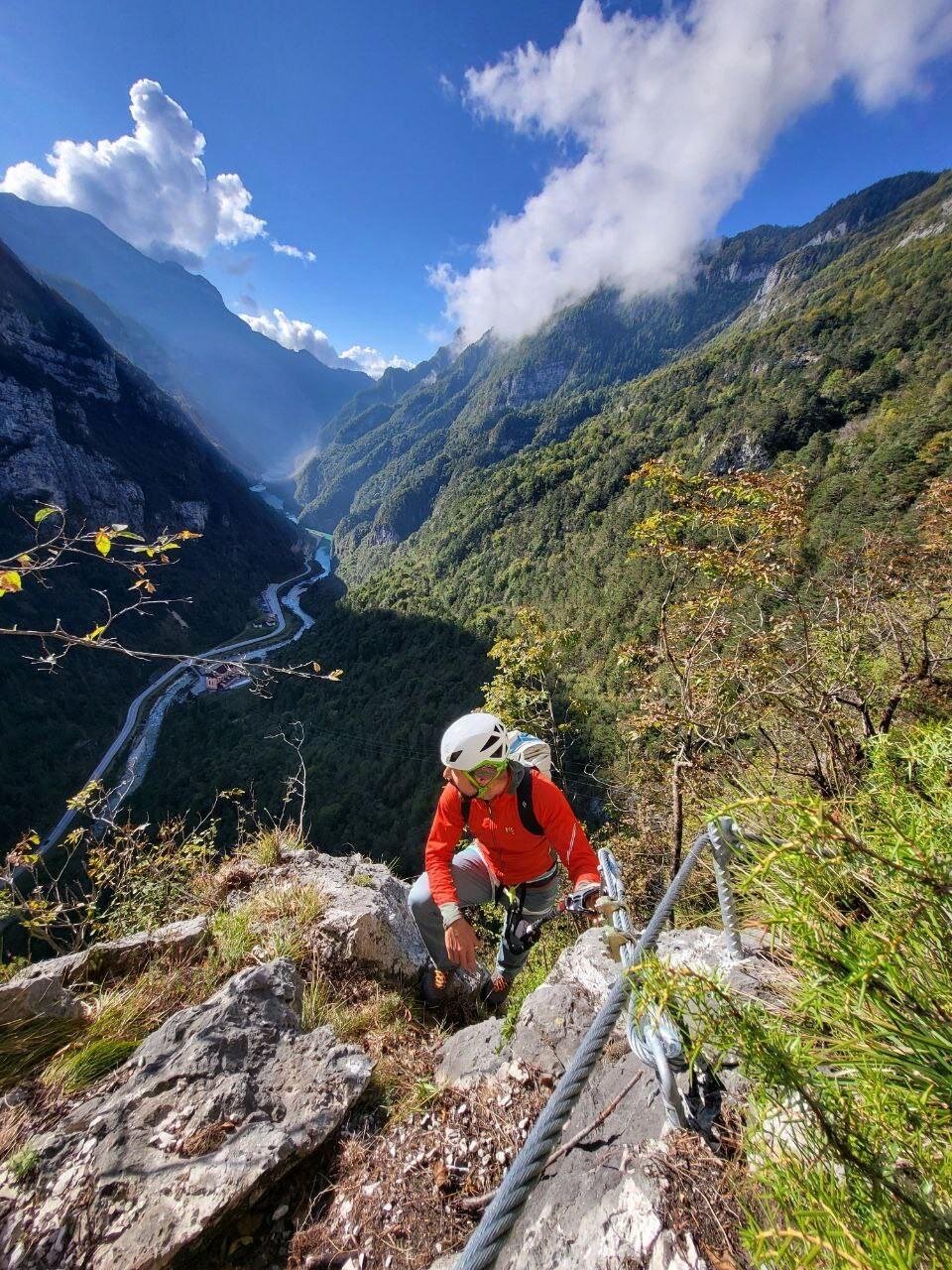 Tra terra e cielo - la nuova Ferrata di San Silvestro