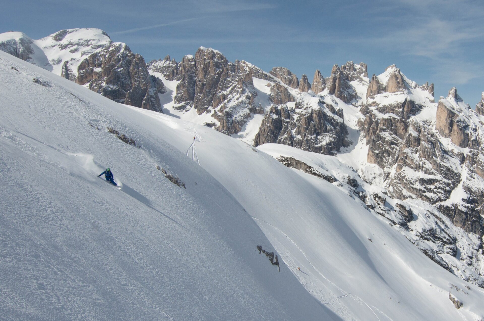 Überquerung der Pala-Hochfläche und Abfahrt nach Gares