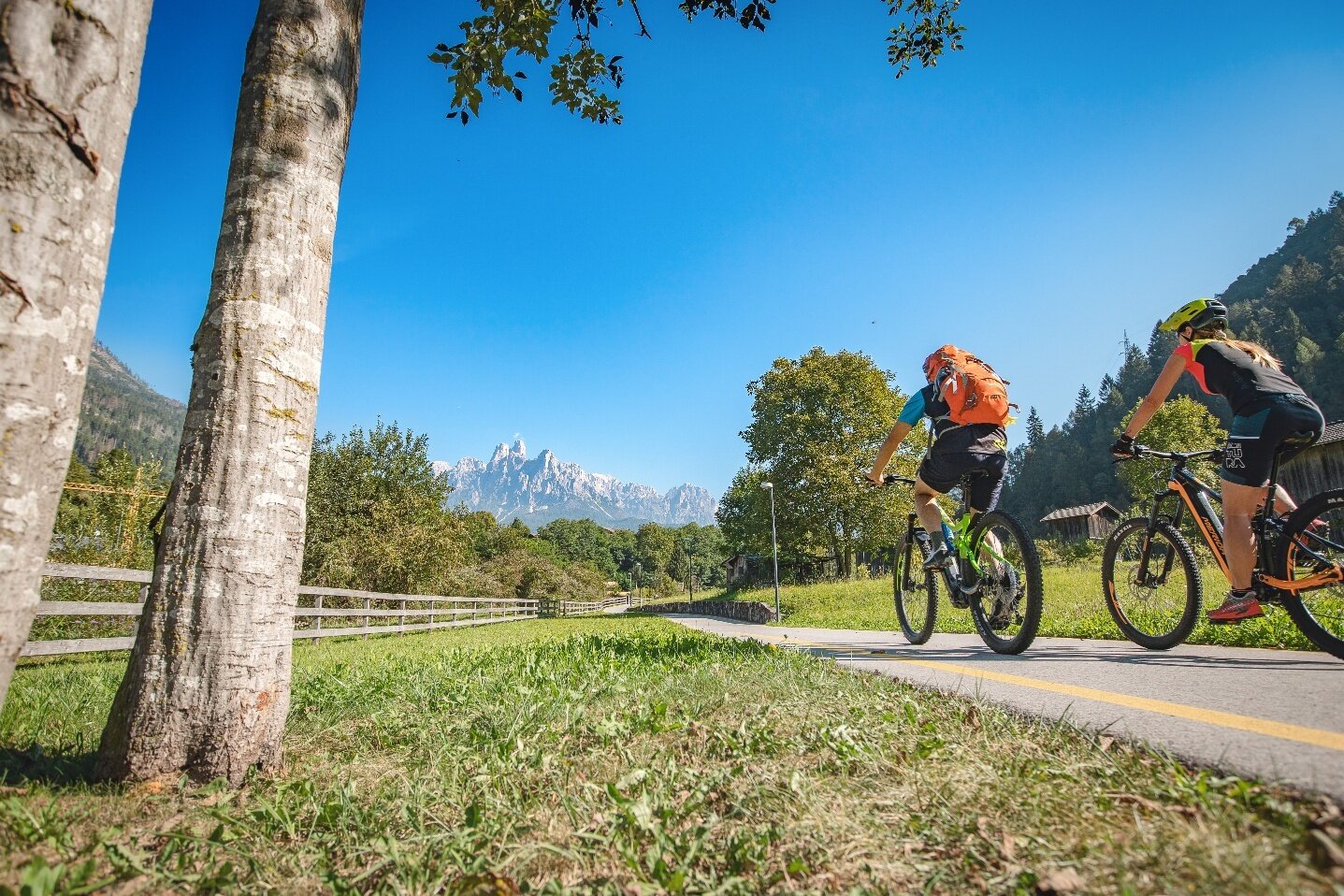 Rad- und Fußgängerweg von Primiero