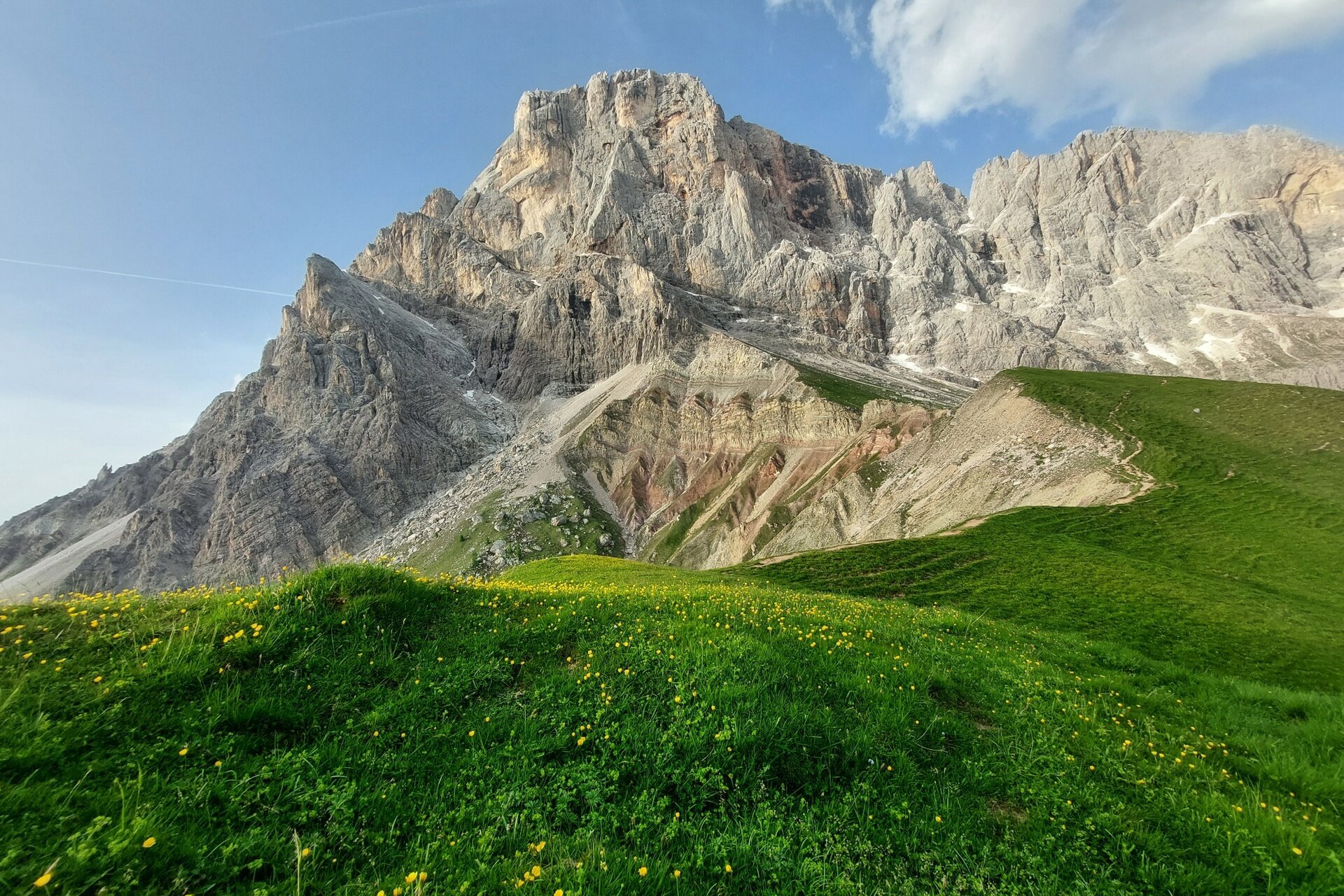 From Malga Fosse to Rifugio Rosetta via the Sentiero dei Finanzieri