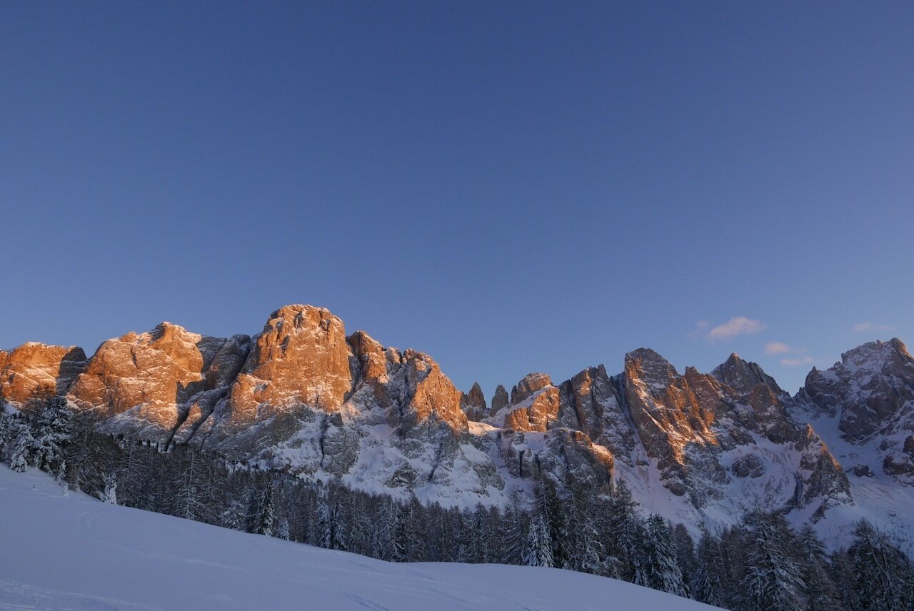 Escursione con ciaspole al Cima del Lago