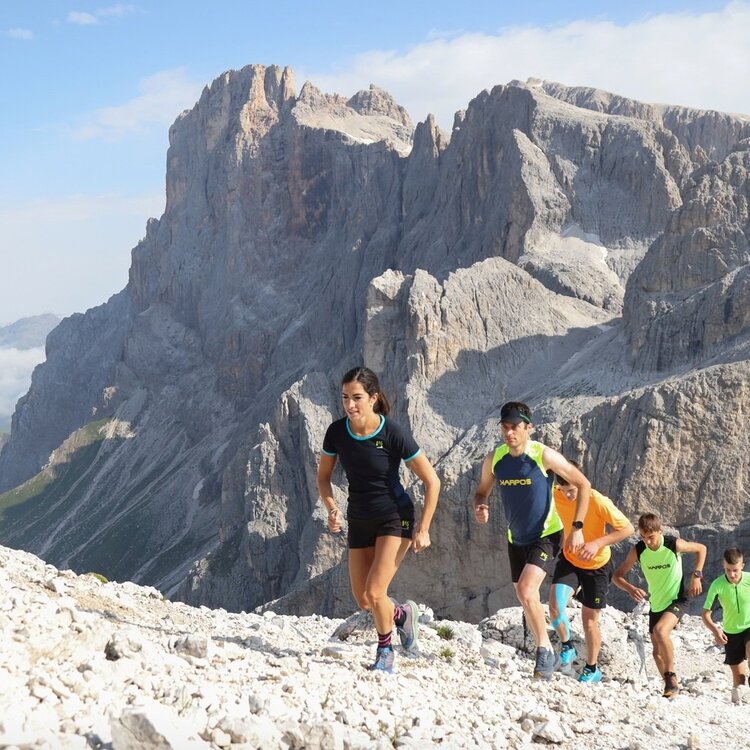 Verso al vetta alla Rosetta Verticale Trail Run