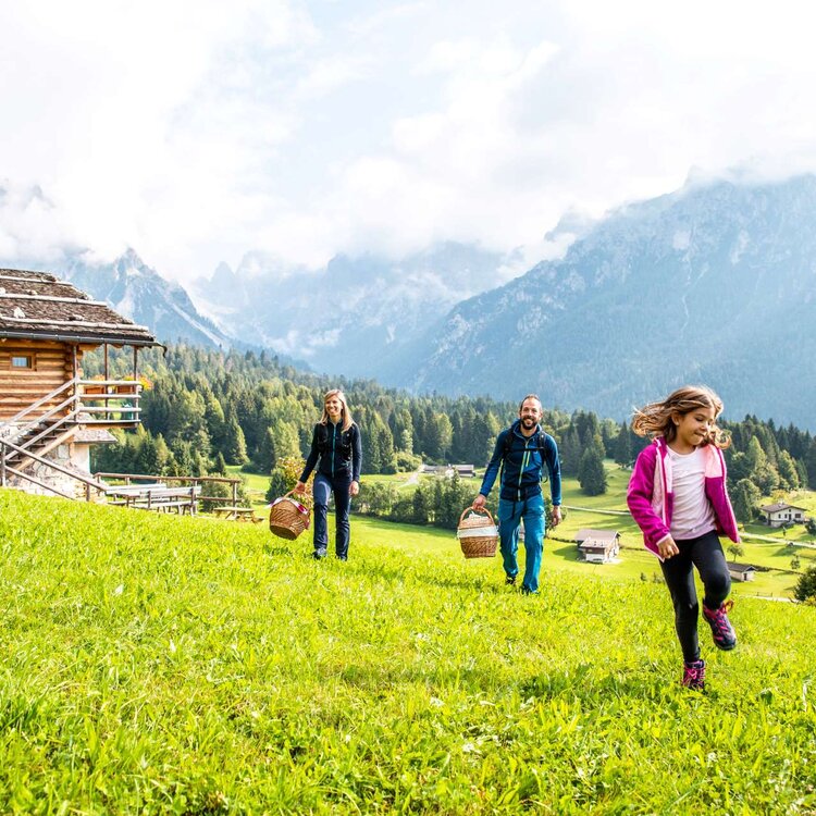 Gita in val canali in famiglia