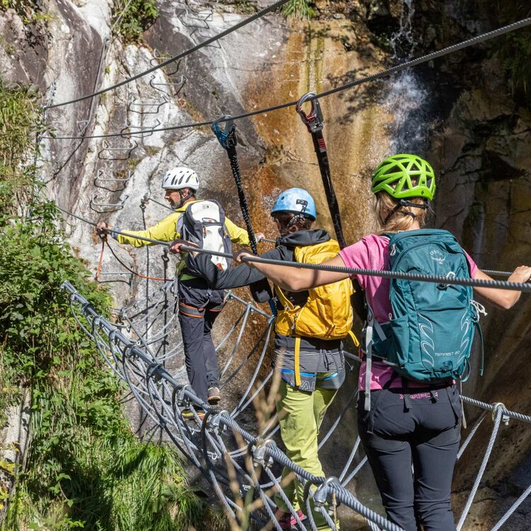Ponte della Ferrata Val di Scala e Pallaver - Valle di Vanoi