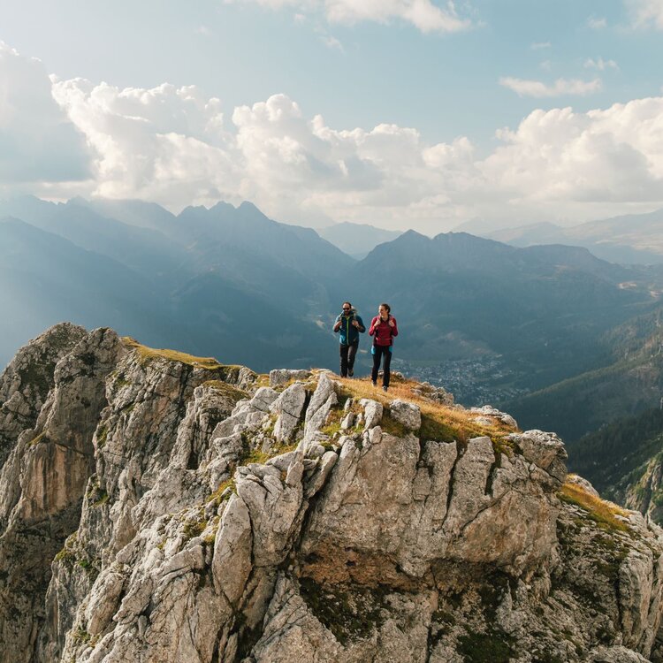 Viste spettacolari durante il Palaronda trek in Primiero