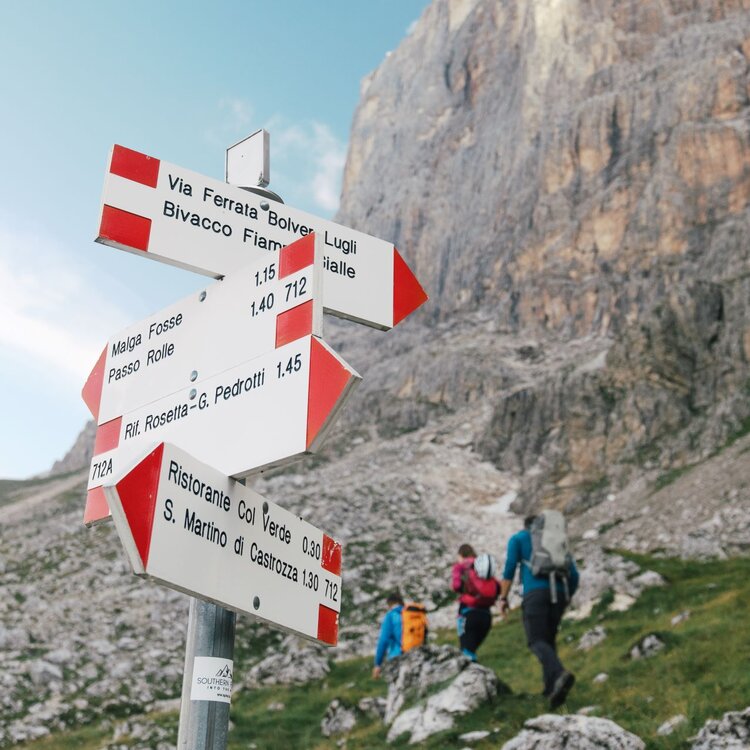 Segnaletica del Palaronda Trek