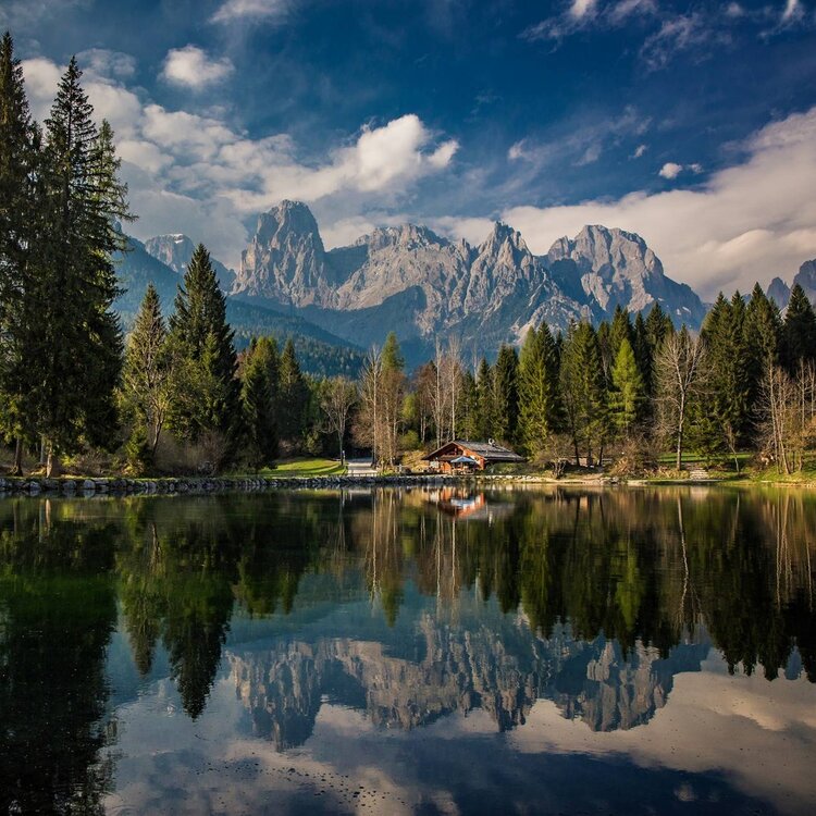 Lago Wlesperg in Val Canali