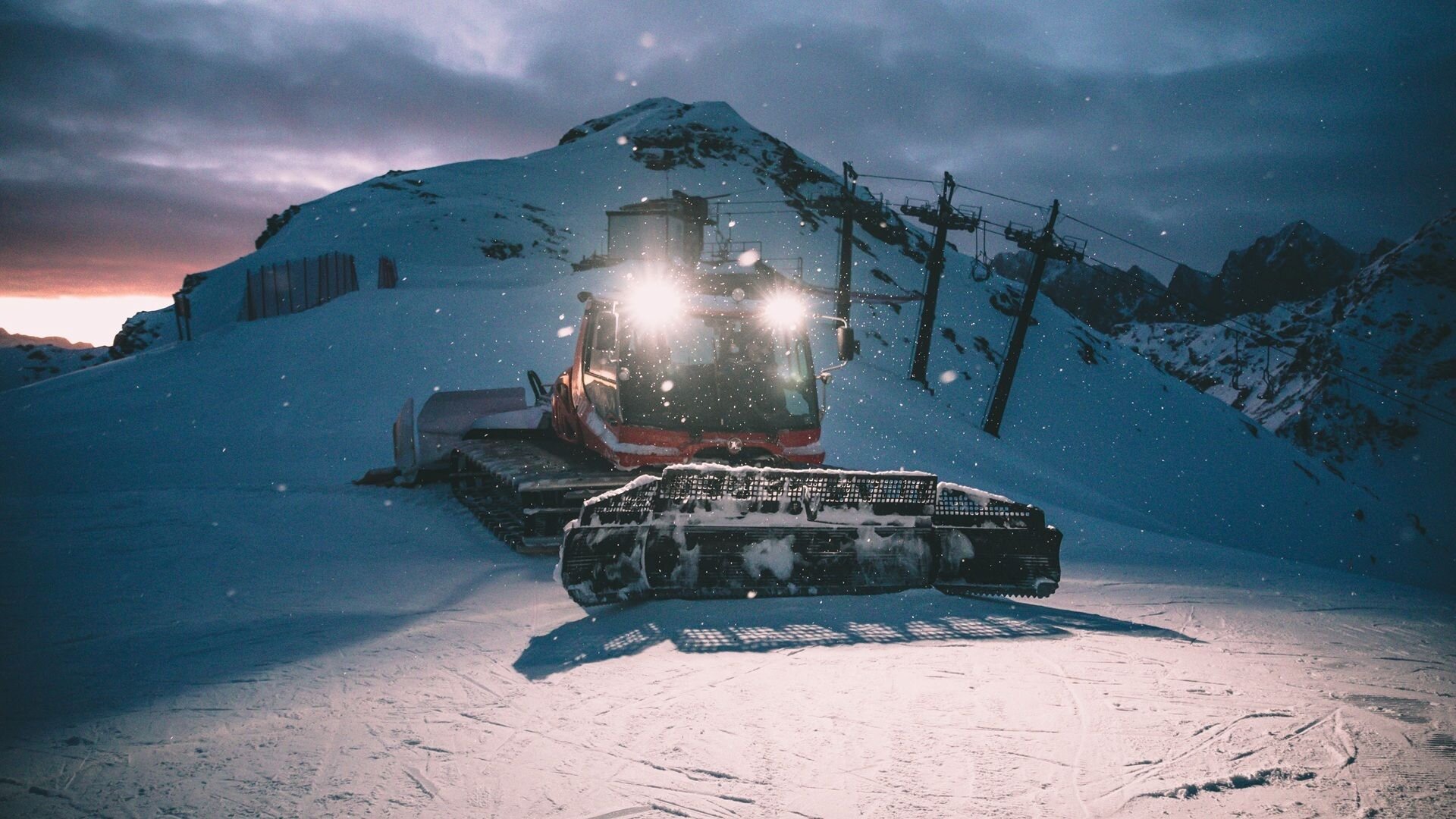 Gita con il gatto delle nevi a san martino