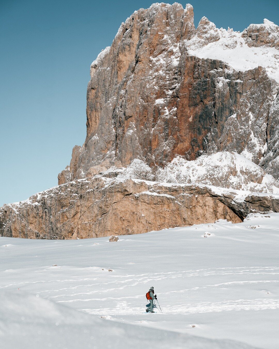 Passeggiata sulla neve a San Martino di Castrozza