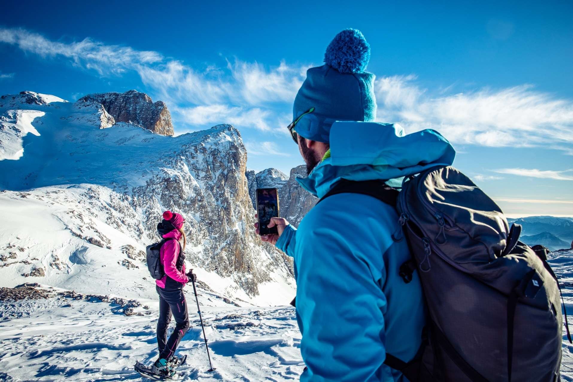 Ciaspolata sull'altopiano Pale di San Martino