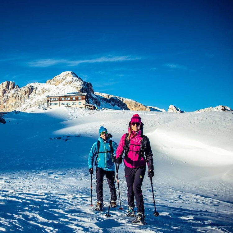 Ciaspolata sull'altopiano Pale di San Martino