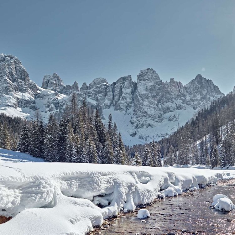 Val Venegia con la neve