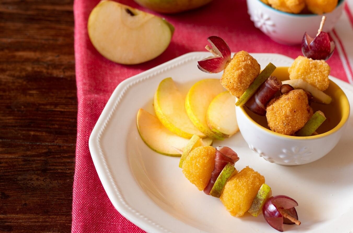 Spiedini di prodotti autunnali