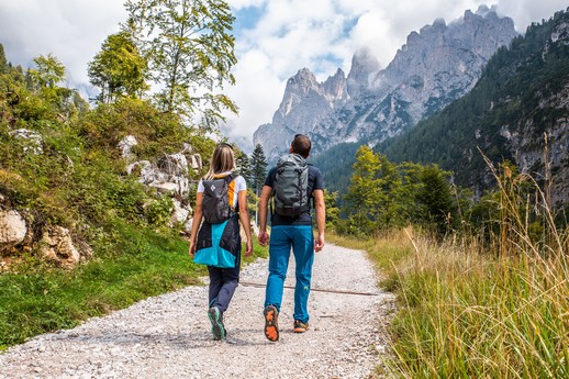 Ticket Accompagnamento a piedi - Primavera in Val Canali