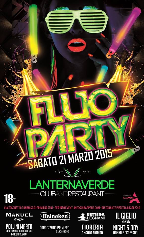 LanternaVerde Fluo Party 